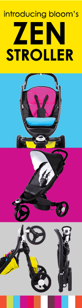 Only at giggle: bloom's new Zen Stroller & Yoga Newborn Nest!