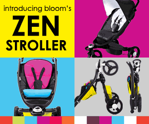 Only at giggle: bloom's new Zen Stroller & Yoga Newborn Nest!